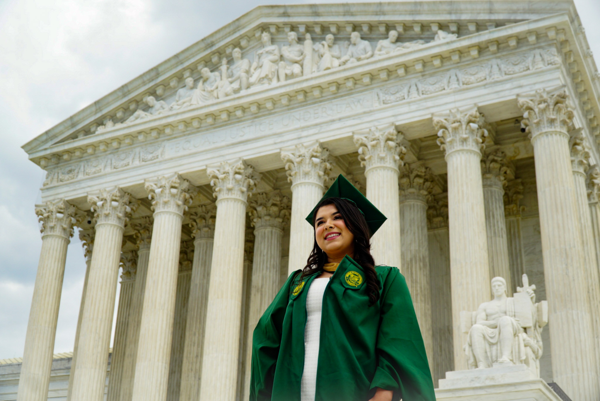 Graduation portrait in a natural outdoor setting